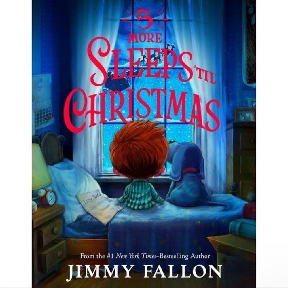 Jimmy Fallon 5 More Sleeps Till Christmas (Hardcover) NEW